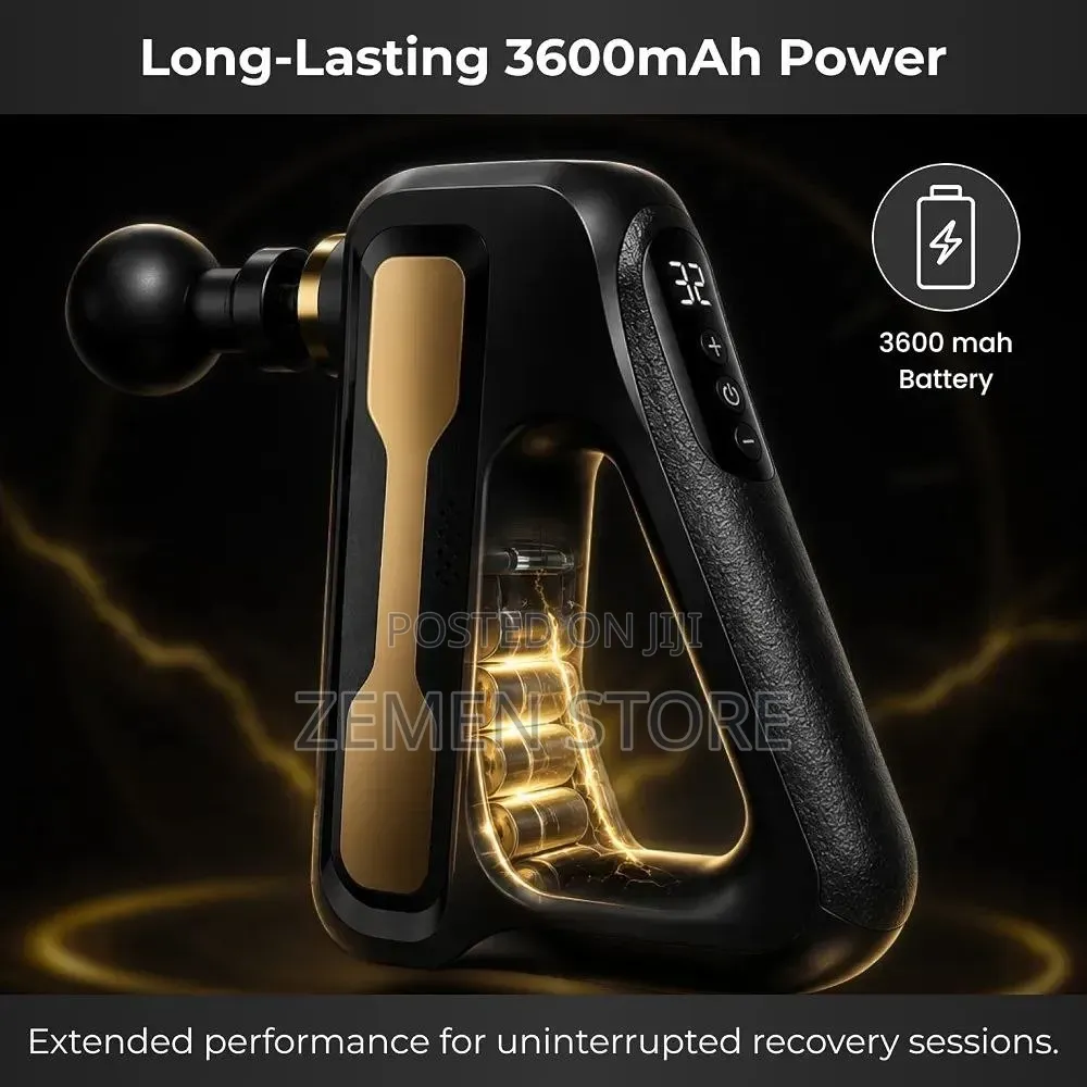 Professional Deep Tissue Massage Gun - 32 Speeds 8 Heads