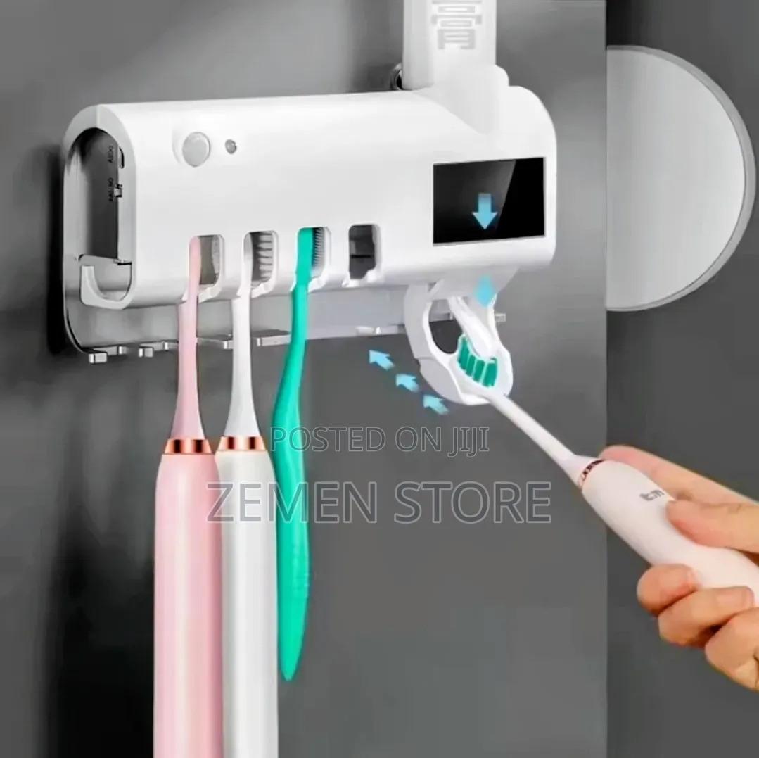 Smart Toothbrush Holder Automatic Toothpaste Dispenser