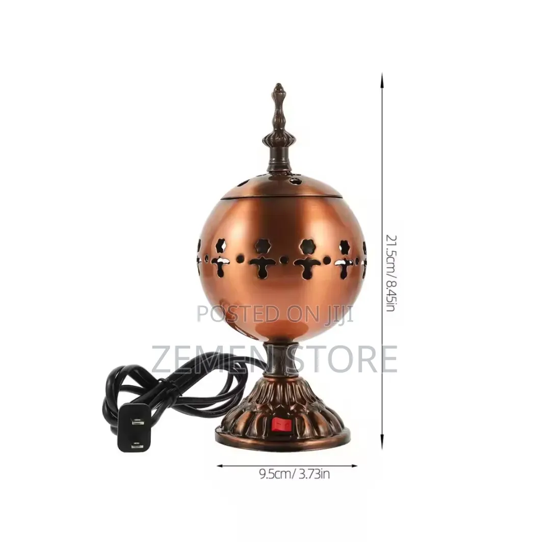 Luxury Electric Incense Burner - Metallic Bukhoor Mabkhara