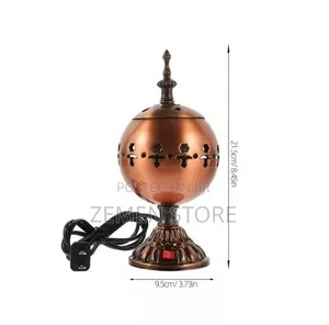 Luxury Electric Incense Burner - Metallic Bukhoor Mabkhara