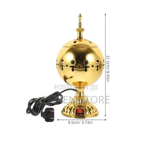 Luxury Electric Incense Burner - Metallic Bukhoor Mabkhara