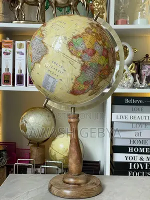 60cm Big Size Desktop World Globe Home Decor Luxury Globe
