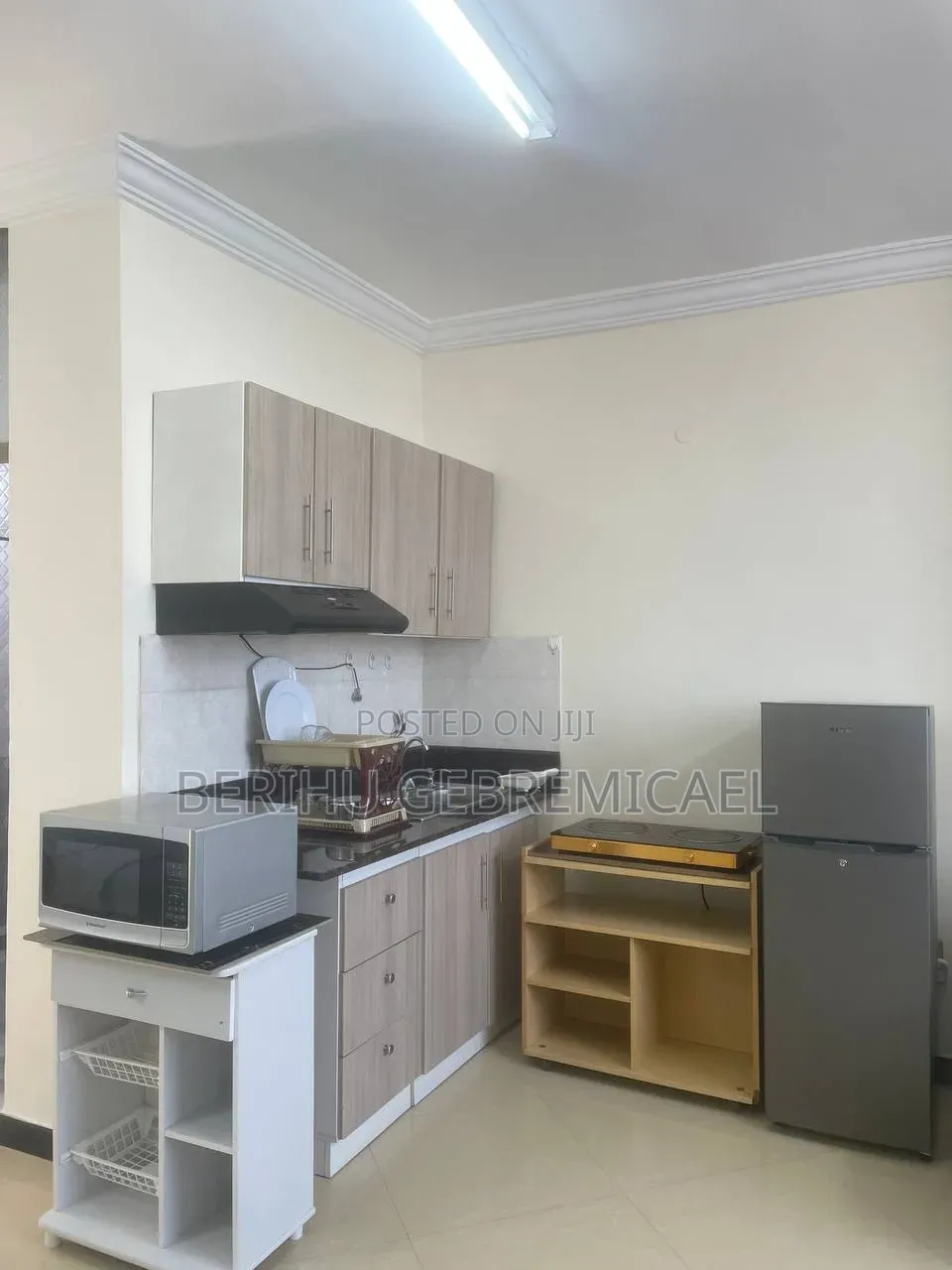 Furnished 1bdrm Apartment in አዲሱ ገበያ, Gullele for rent