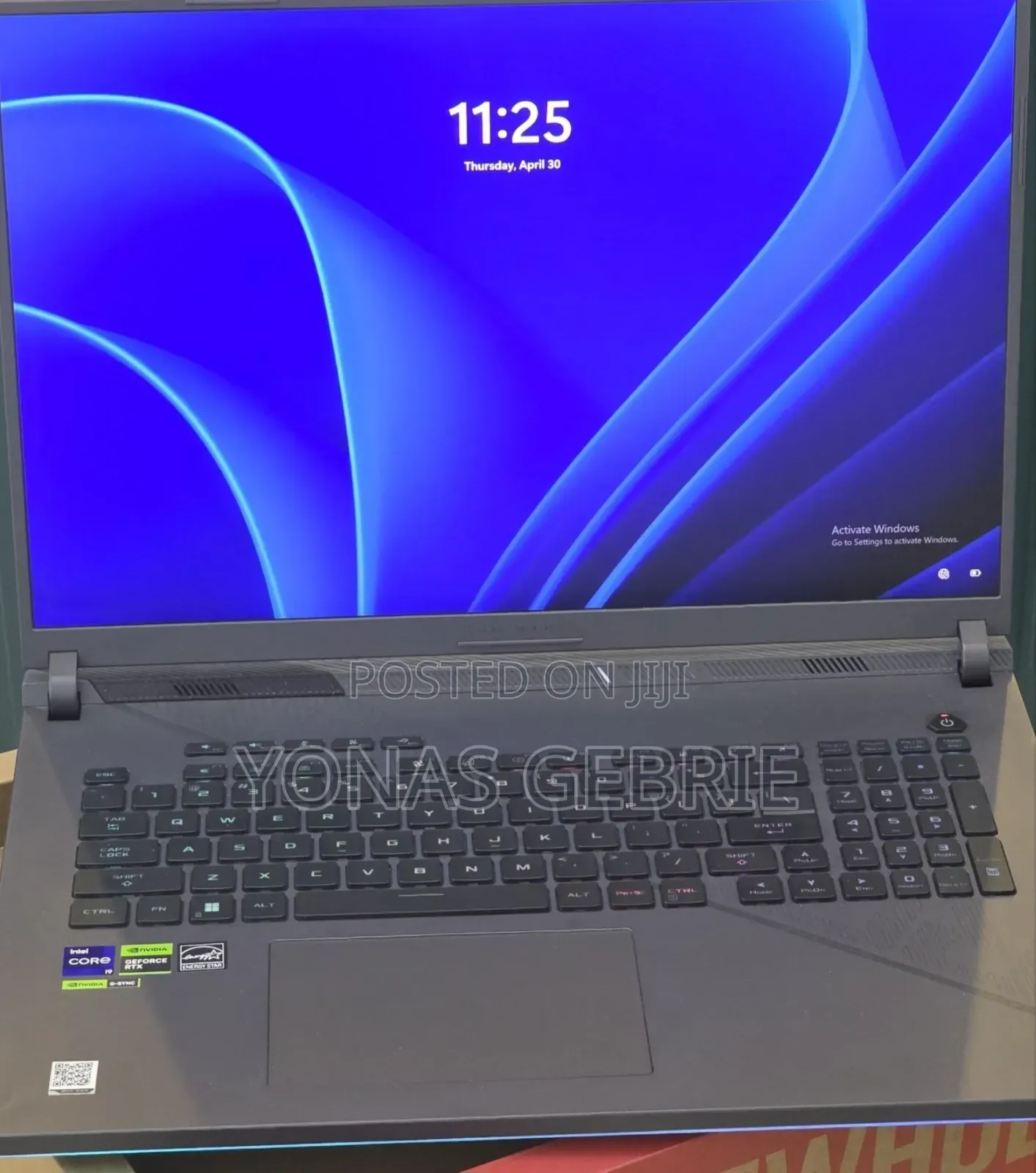 New Laptop Asus ROG Strix G18 16GB Intel Core i9 SSD 1T