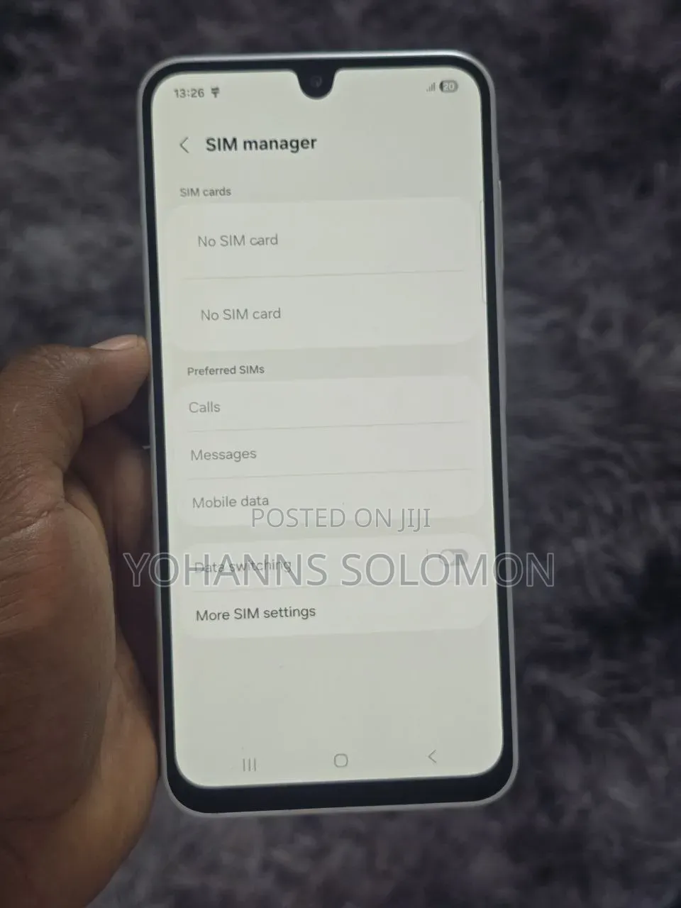 New Samsung Galaxy A26 256 GB White