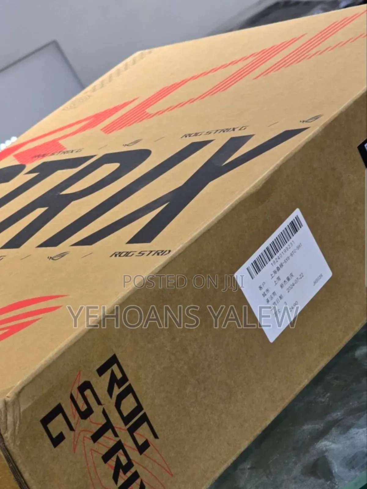 New Laptop Asus ROG Strix G18 16GB Intel Core i9 SSD 1T