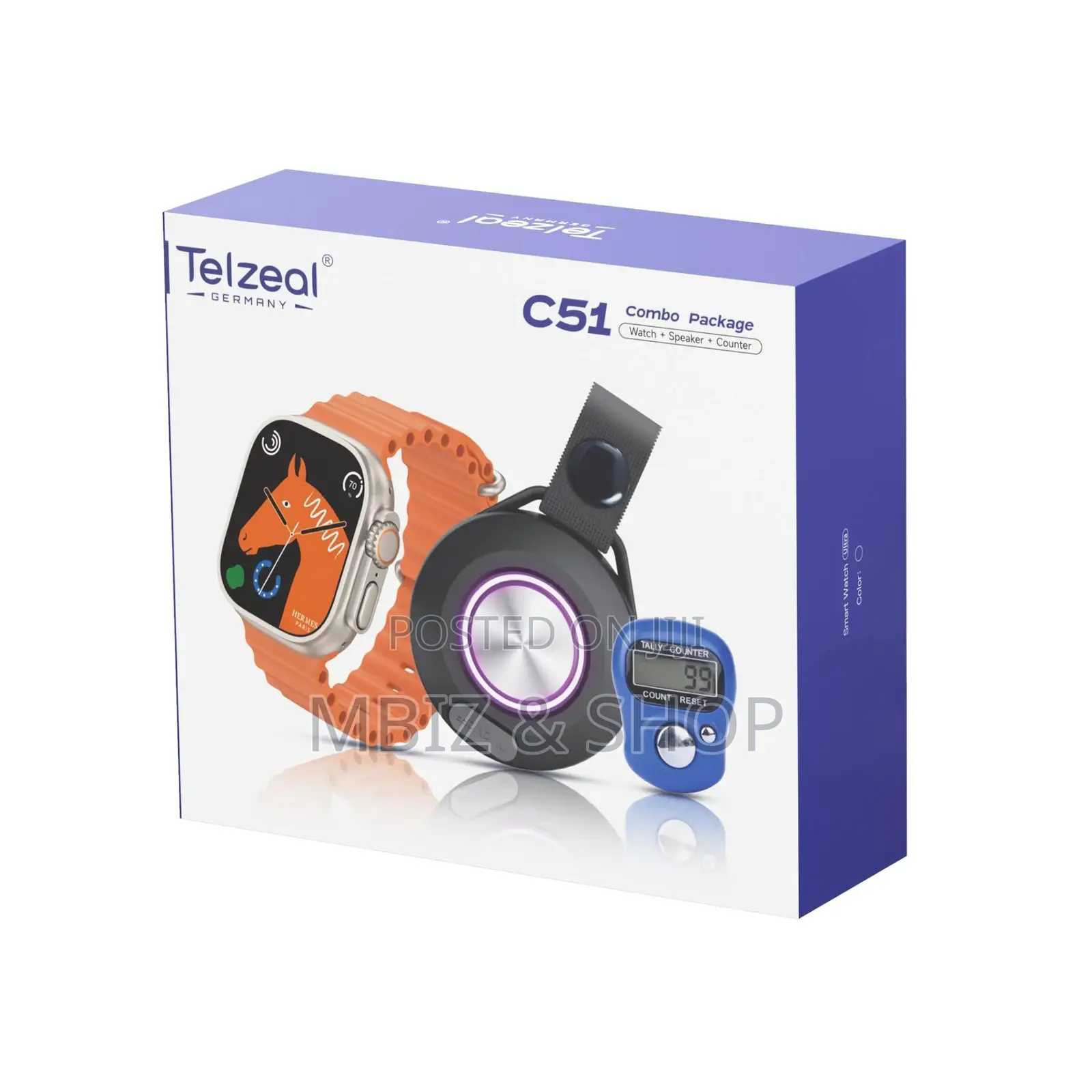 Telz 3in1 Smart Watch