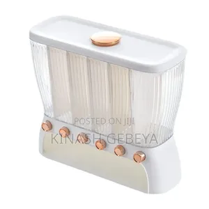 Kitchen 6 Grid Grain Storage Box