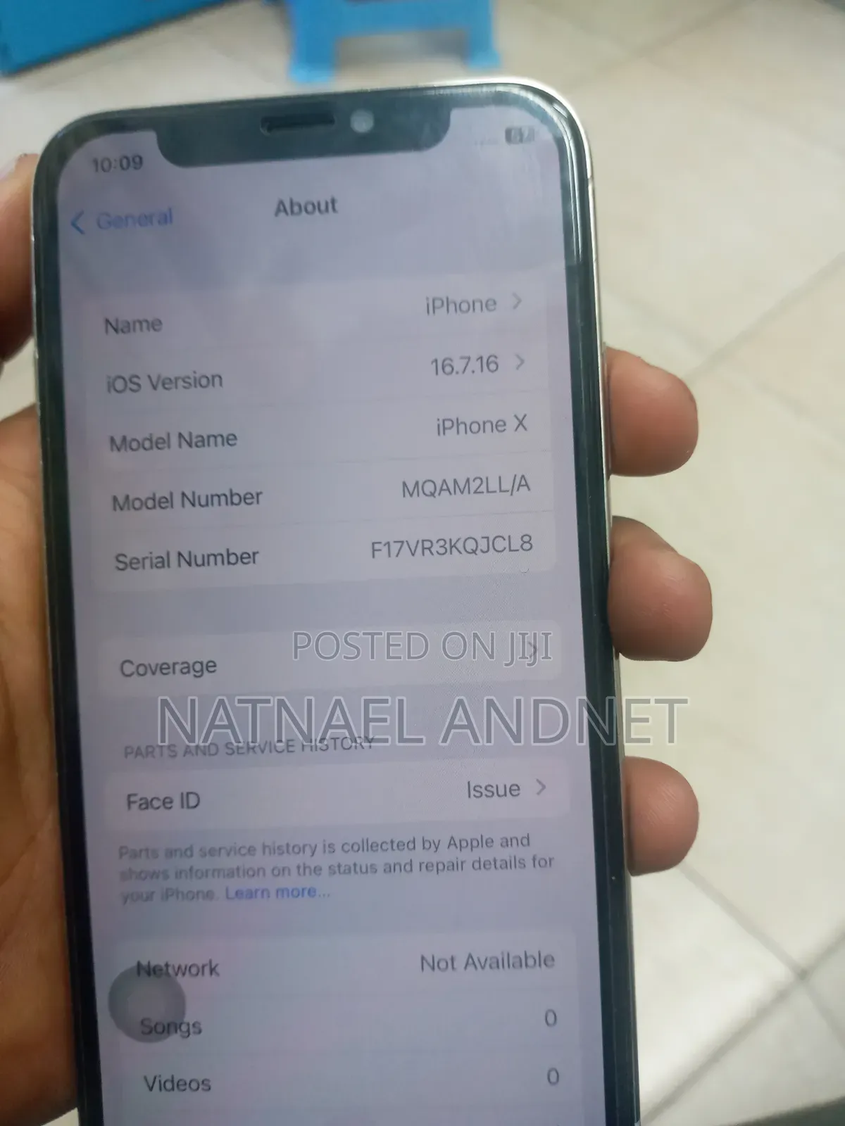 Apple iPhone X 256 GB White