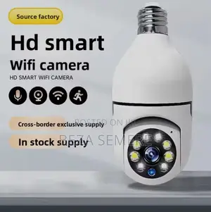 V380 360° Rotating Bulb Camera – Smart Wireless Security (Brand New)