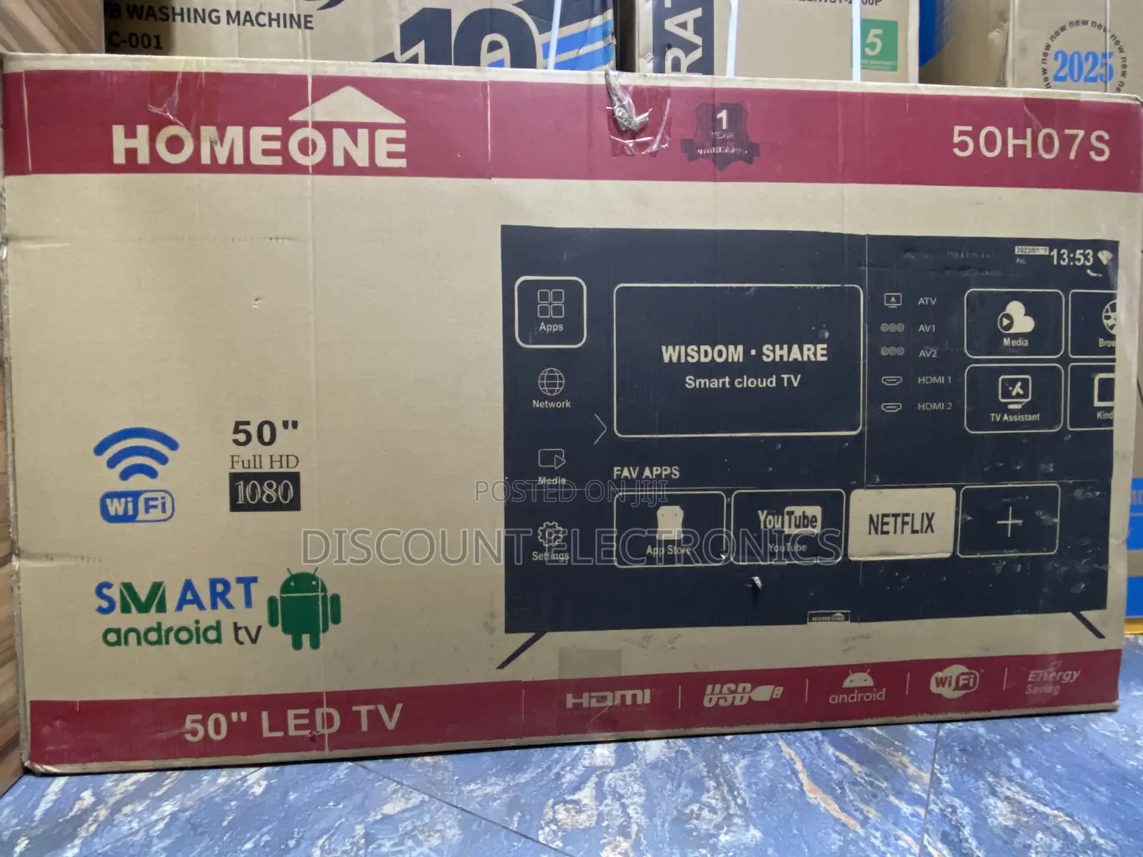 Homeone 50" Full Hd Smart Android Tv