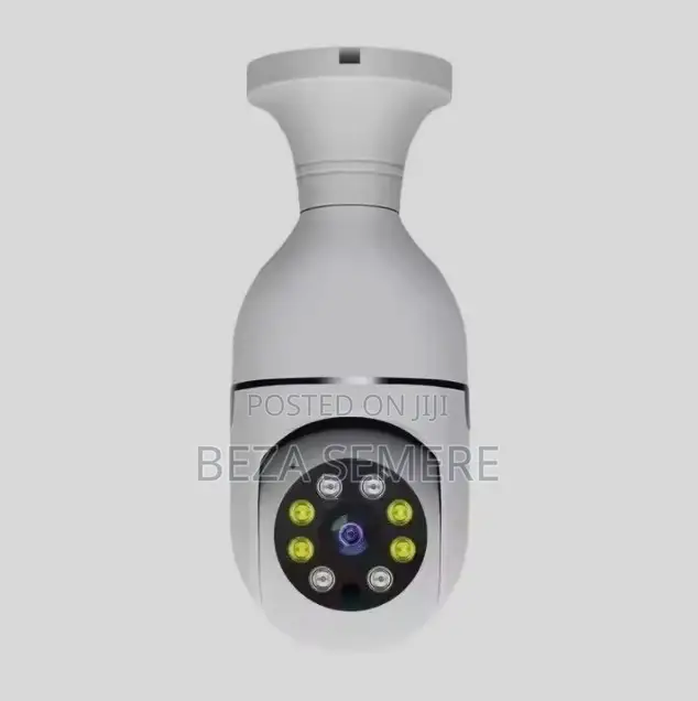 V380 Smart Bulb Camera With Night Vision Motion Alarm