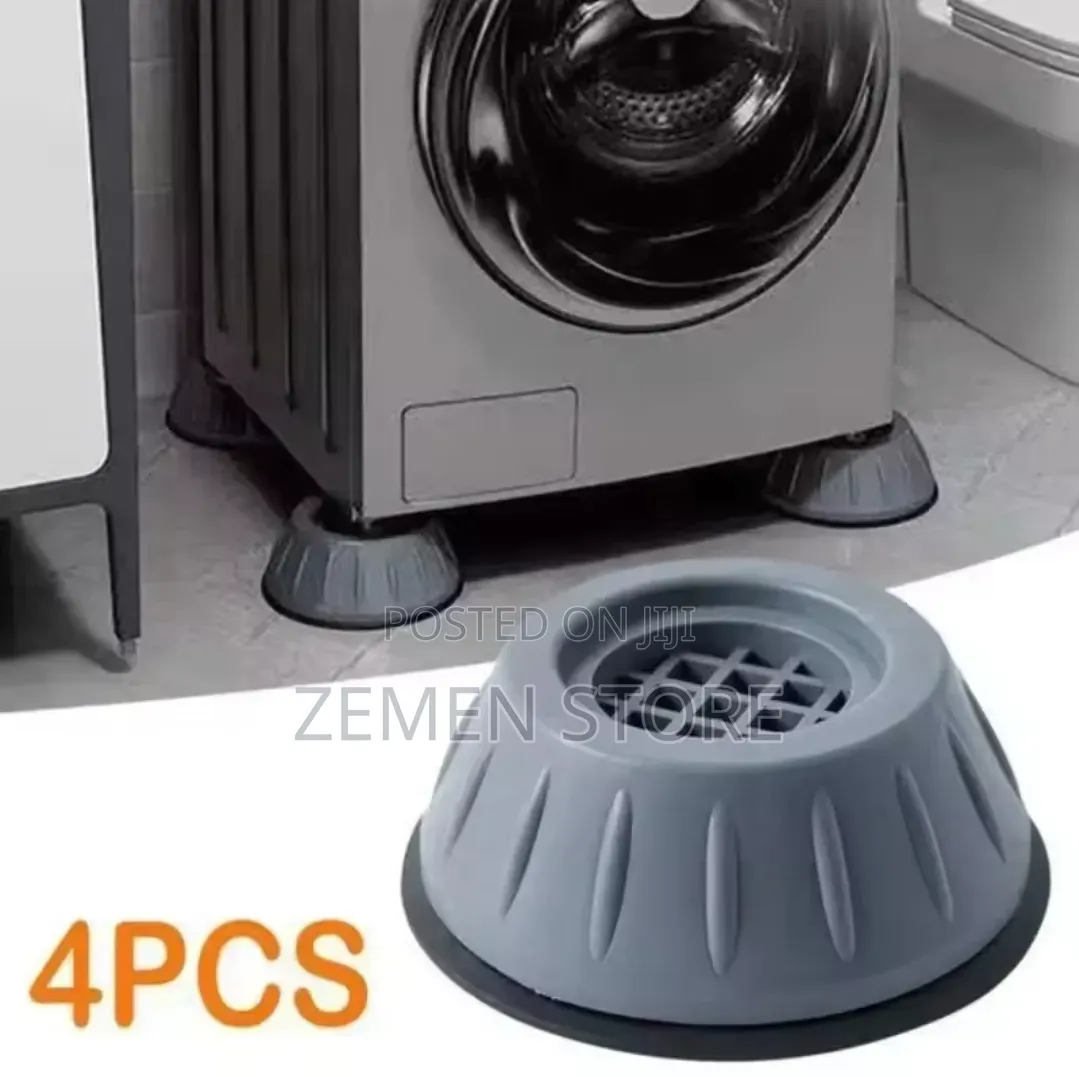 4-Piece Washing Machine Anti-Vibration Feet Pads - Shock Proof Mat