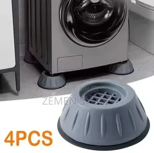 4-Piece Washing Machine Anti-Vibration Feet Pads - Shock Proof Mat
