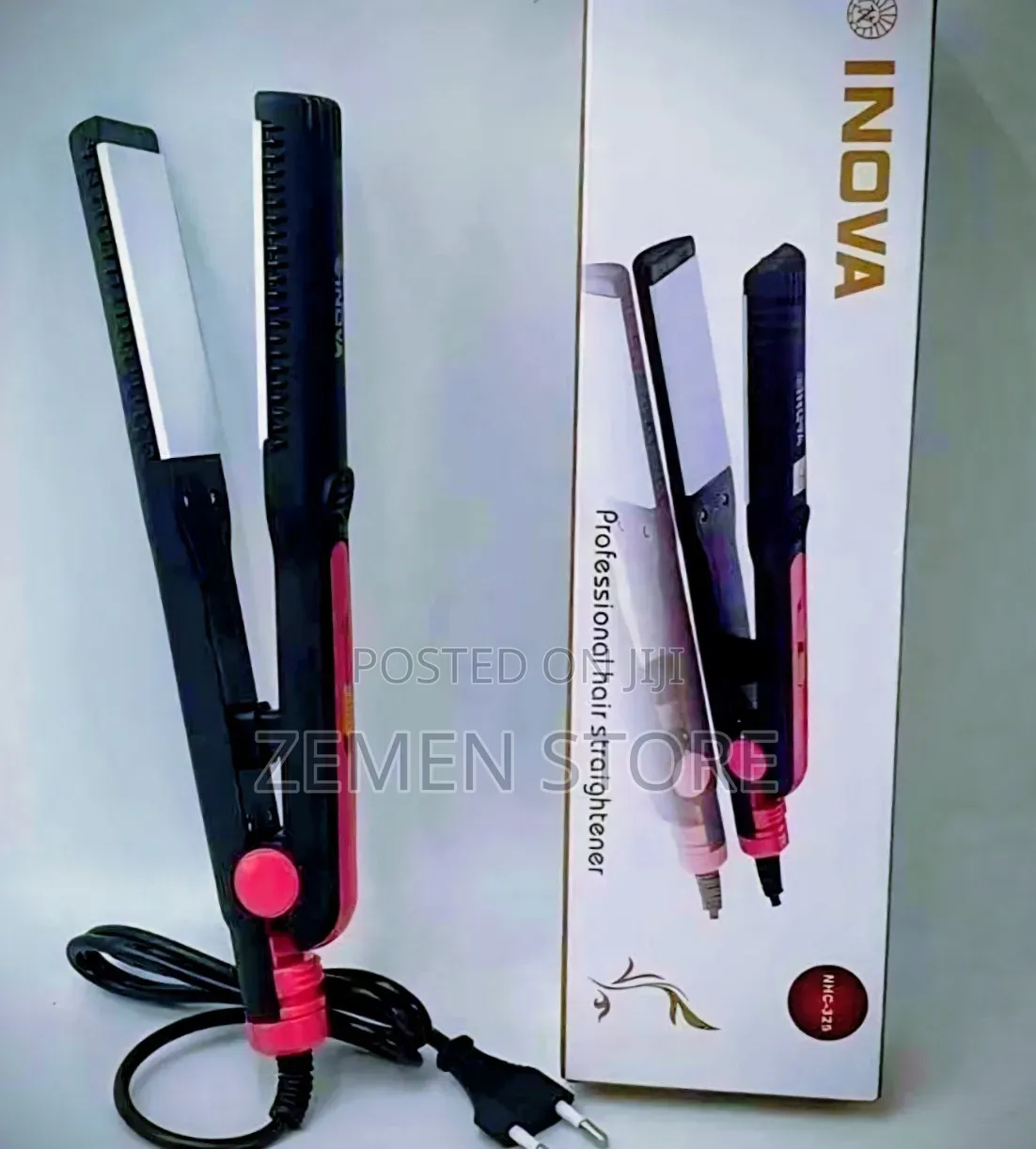 Inova Professional Hair Straightener - Ceramic Flat Iron (Nhc-325)