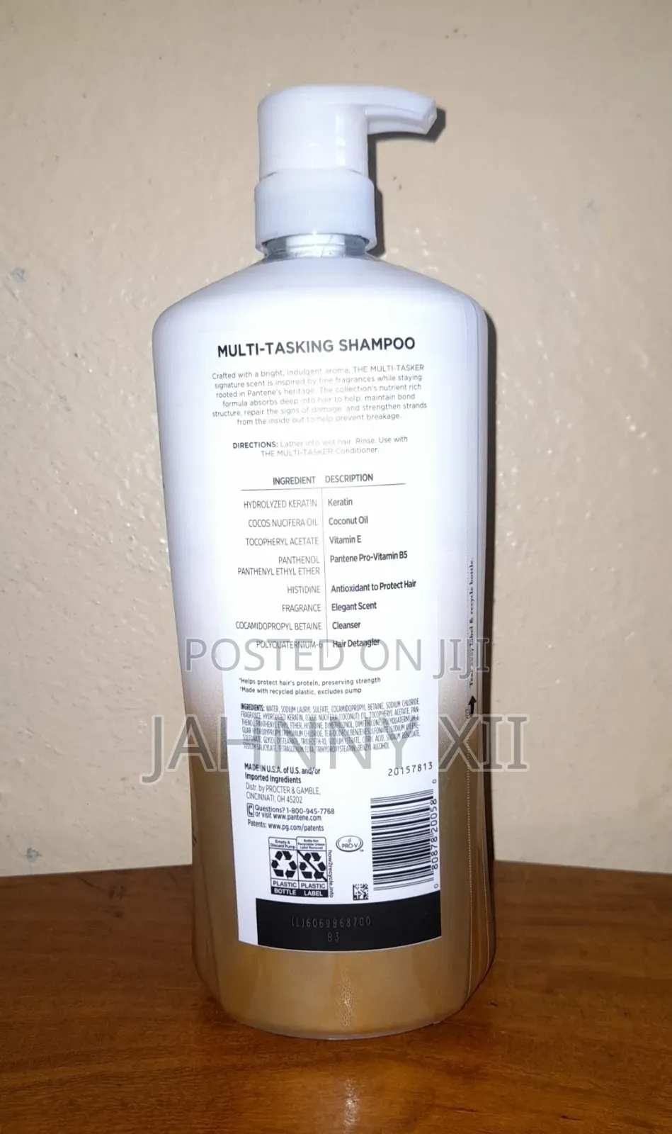 Pantene Multi-Tasker Shampoo(Giant 1.13l Bottle)