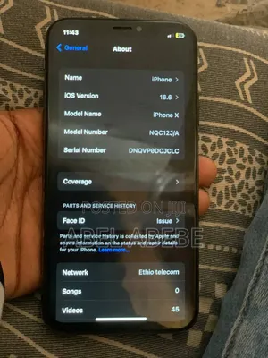 Apple iPhone X 256 GB Black