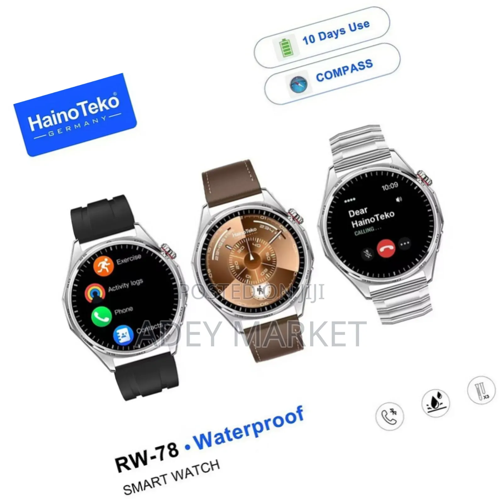 .Hainoteko Rw-78 Smartwatch.