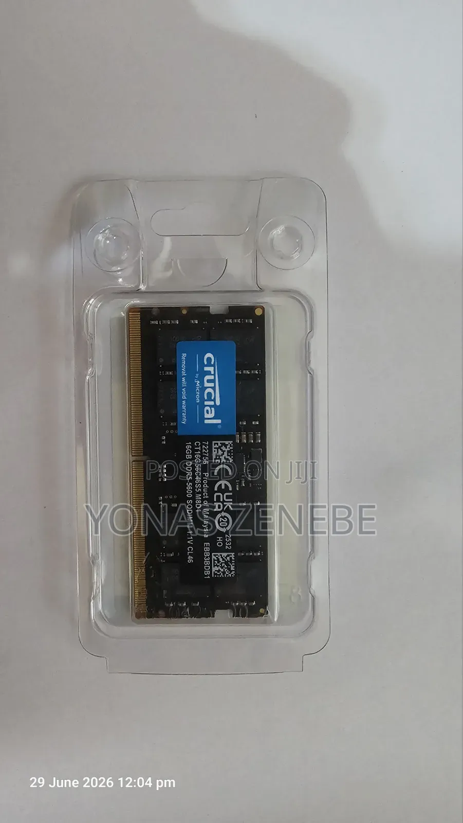 16 Gb Ddr5 Ram