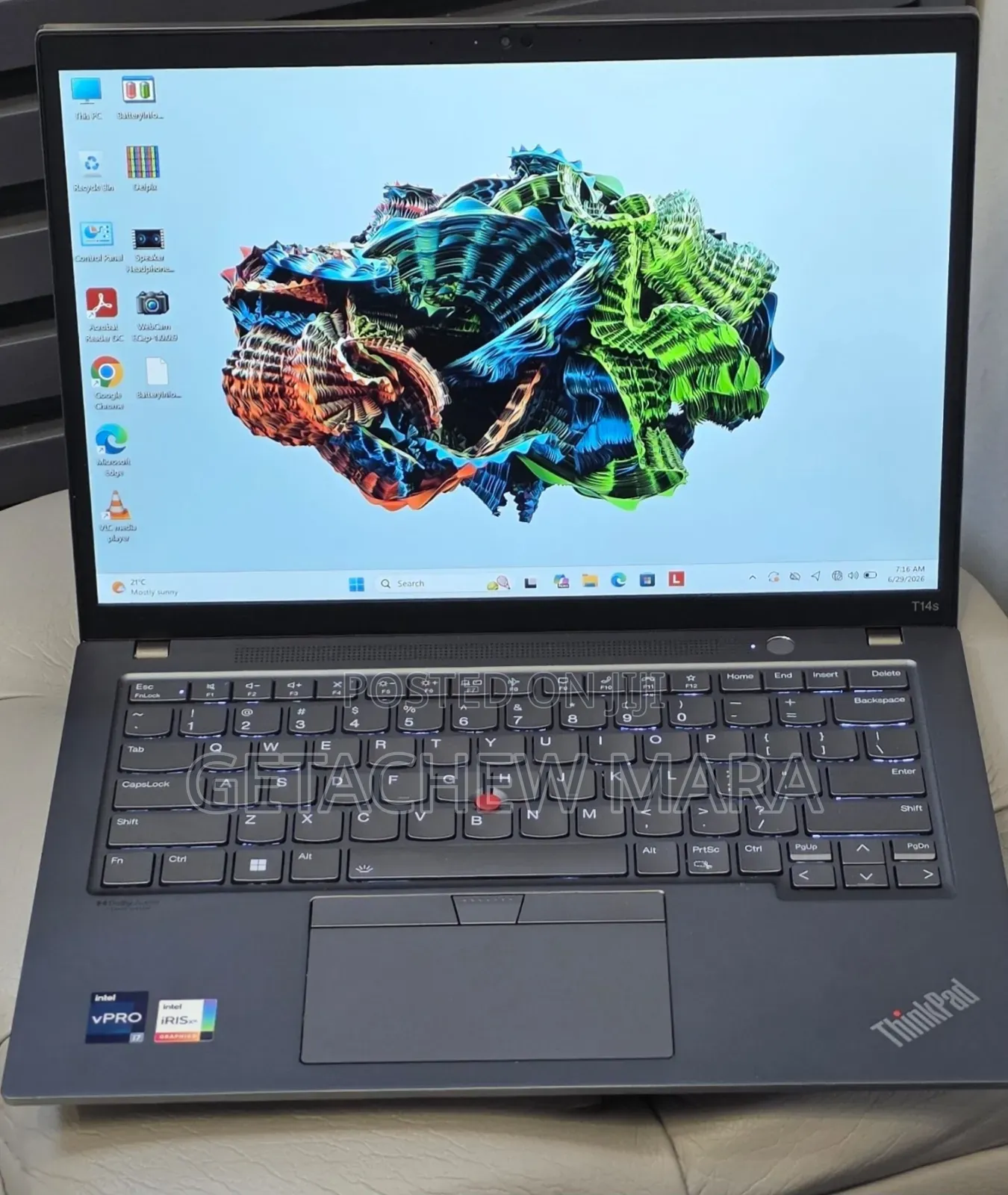 New Laptop Lenovo ThinkPad T14 32GB Intel Core i7 SSD 512GB
