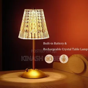 Top Quality Rechargeable Crystal Table Lamp