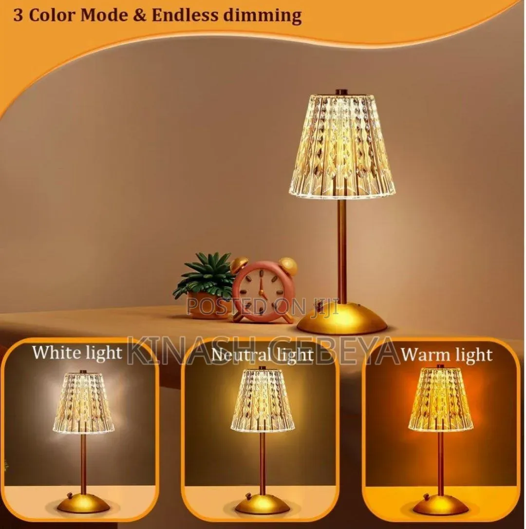 Top Quality Rechargeable Crystal Table Lamp