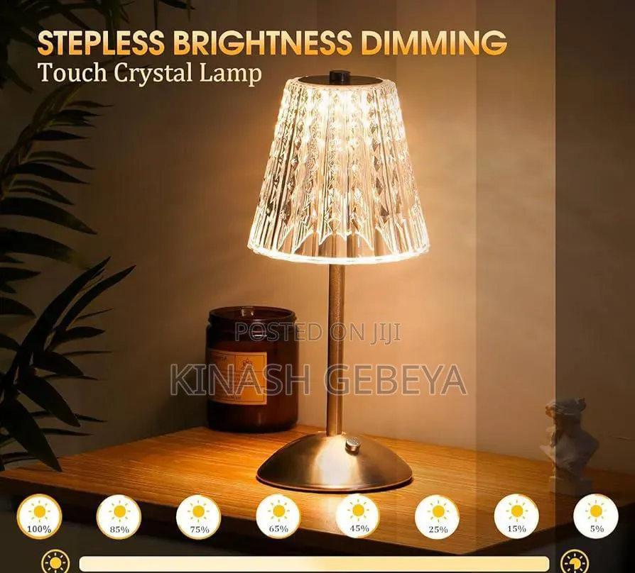 Top Quality Rechargeable Crystal Table Lamp