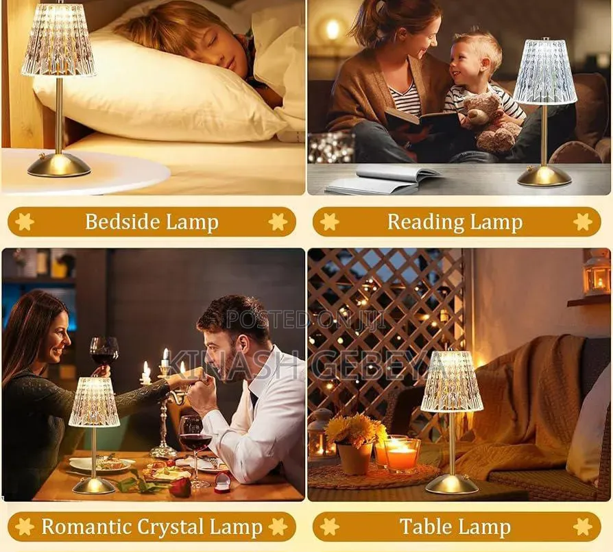 Top Quality Rechargeable Crystal Table Lamp
