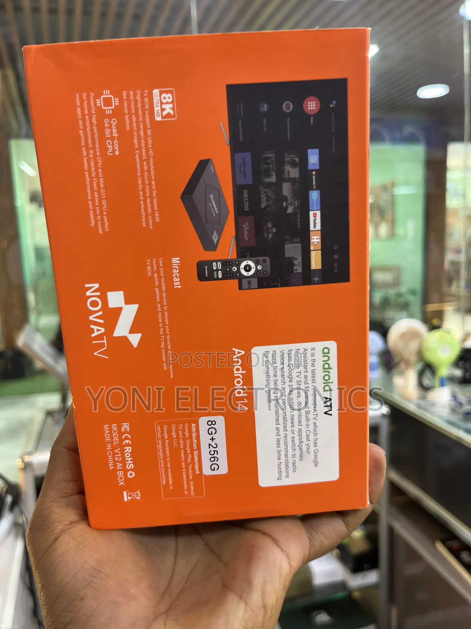 Xcruiser V12 Ai Box Android Tv – Hd | | HDR Smart Media Player