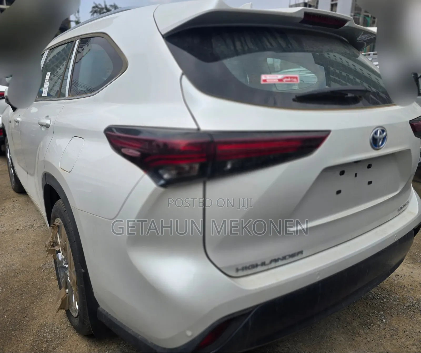 New Toyota Highlander Hybrid 2024 White