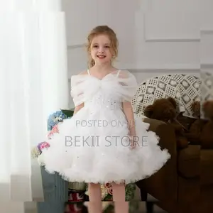 Princess Girls Off-Shoulder Dress የህፃናት ልብስ