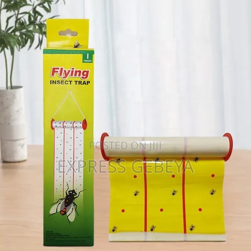 Flying Insects Glue Sticker Trap የበራሪ ነፍሳት መግደያ ከኬሚካልና ከኤሌክትሪክ ነፃ