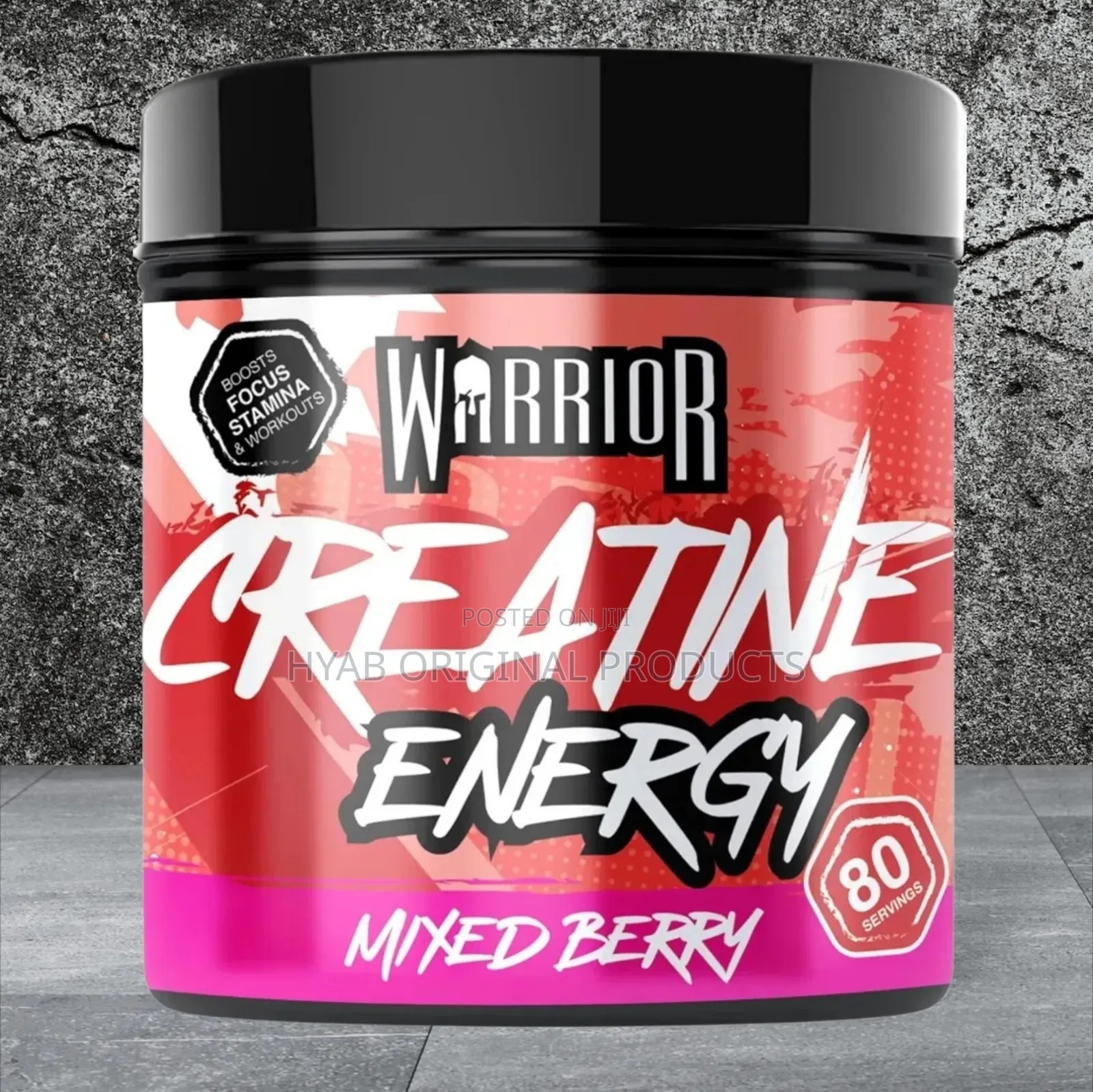 Micronised Creatine +Vitamin B Caffeine for Energy Focus 80serving