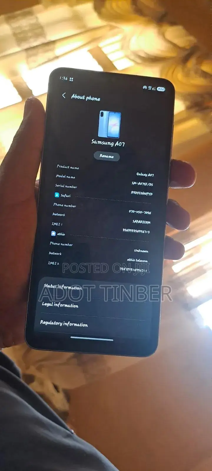 Samsung Galaxy A07 128 GB Purple