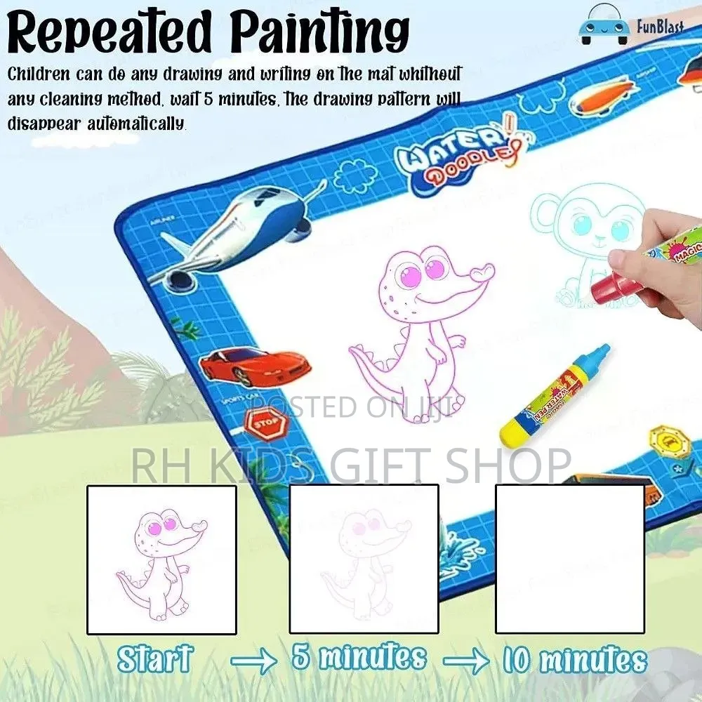 Doodle Mat Water Canvas