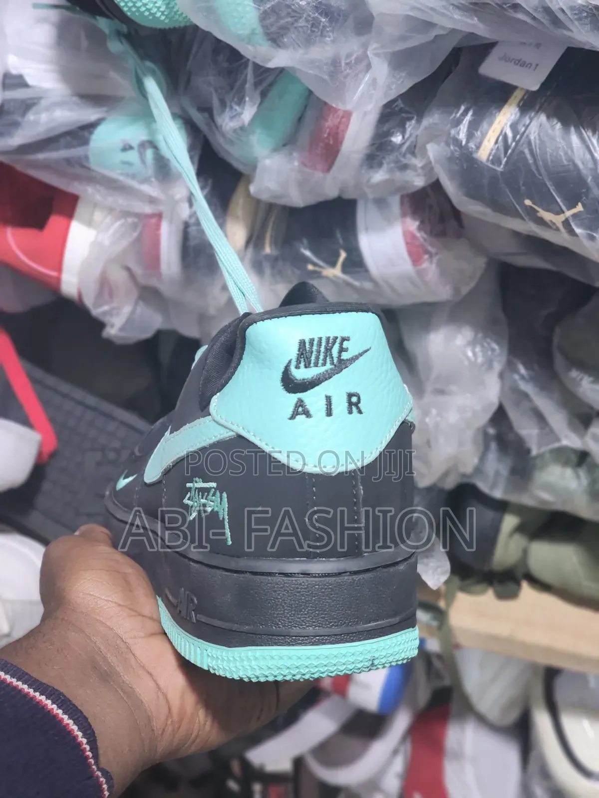 Nike Air Force 1 Shoes Featuring Distinct Black