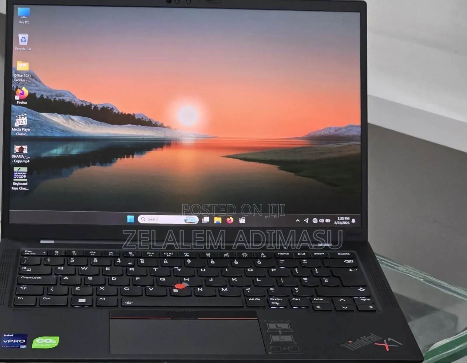 New Laptop Lenovo ThinkPad X1 Carbon 16GB Intel Core i7 SSD 512GB