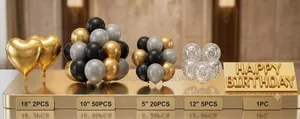 Graduation and Birthday Party Decor Balloons Set