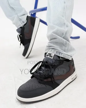Nike Air Jordan 1 Low X Travis Scot"Utopia"Dark Chocolate Brown/Black