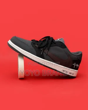 Nike Air Jordan 1 Low X Travis Scot"Utopia"Dark Chocolate Brown/Black