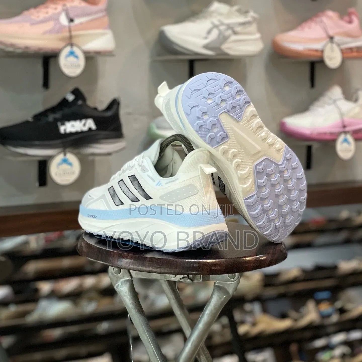 Adidas Terrex Trail Running White/Blue Sneaker