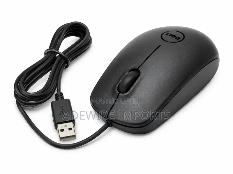 Dell Kaki ((Ms111-P)) Wired Mouse With Vat
