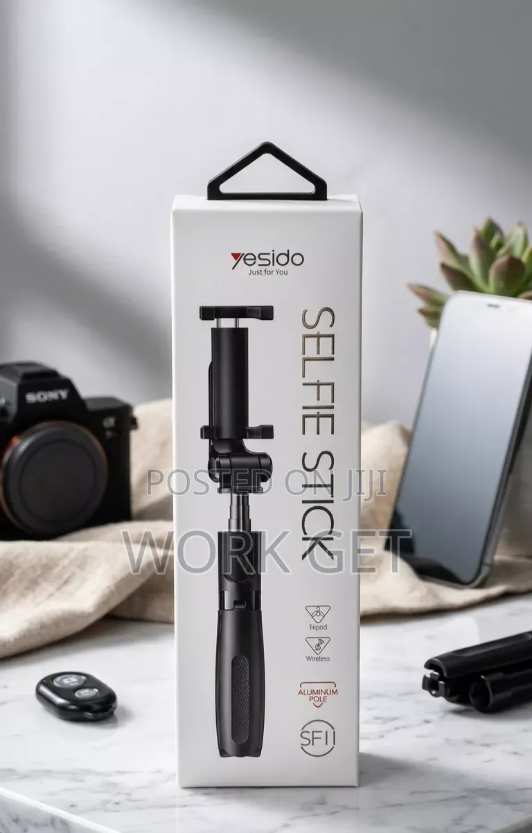 Yesido Sf11 Bluetooth Selfie Stick + Tripod!