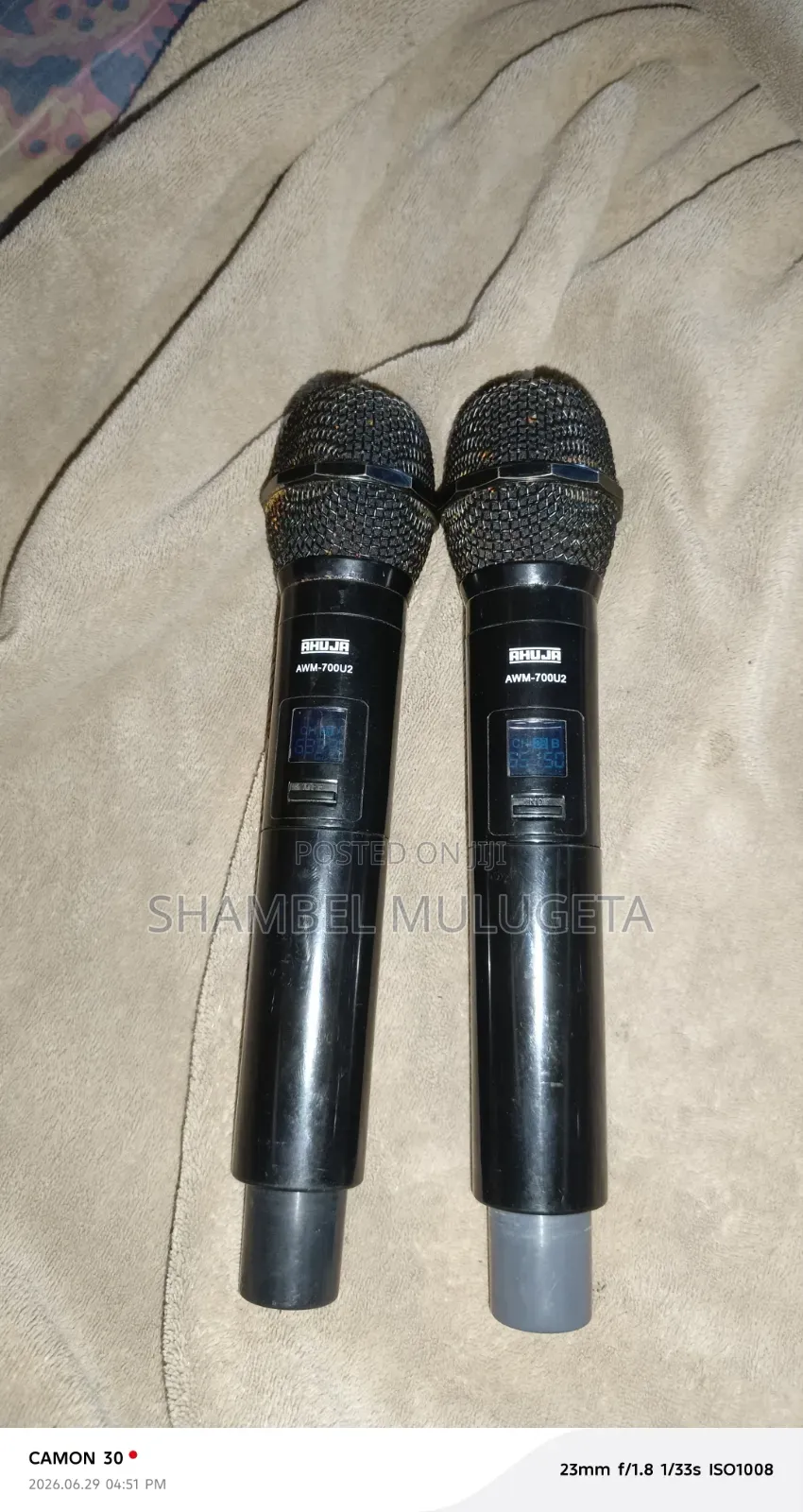 2 Ahuja Awm 700u2 Wireless Microphone Only
