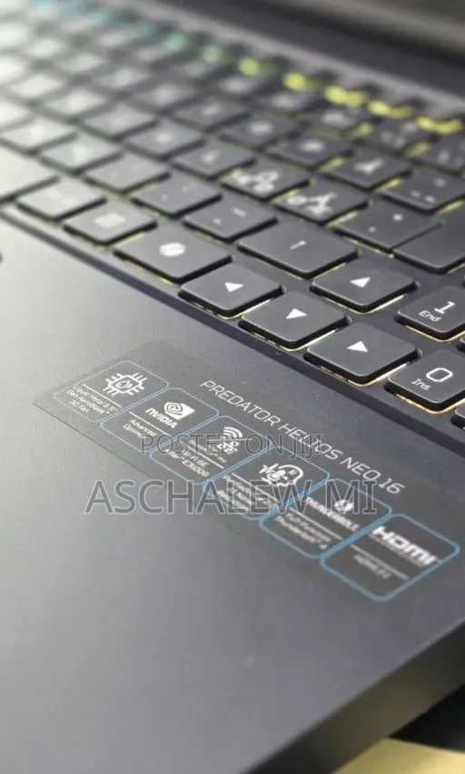 New Laptop Acer Predator Helios Neo 16 16GB Intel Core i9 SSD 1T