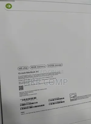 New Laptop Apple MacBook Air 2026 M5 16GB Intel Core i9 SSD 512GB