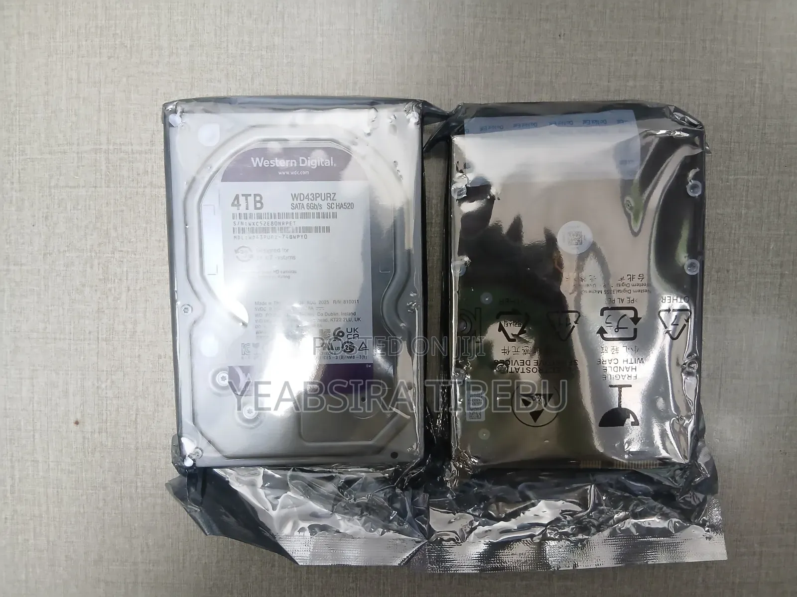 Brand New Western Digital Purple 4tb Surveillance HDD