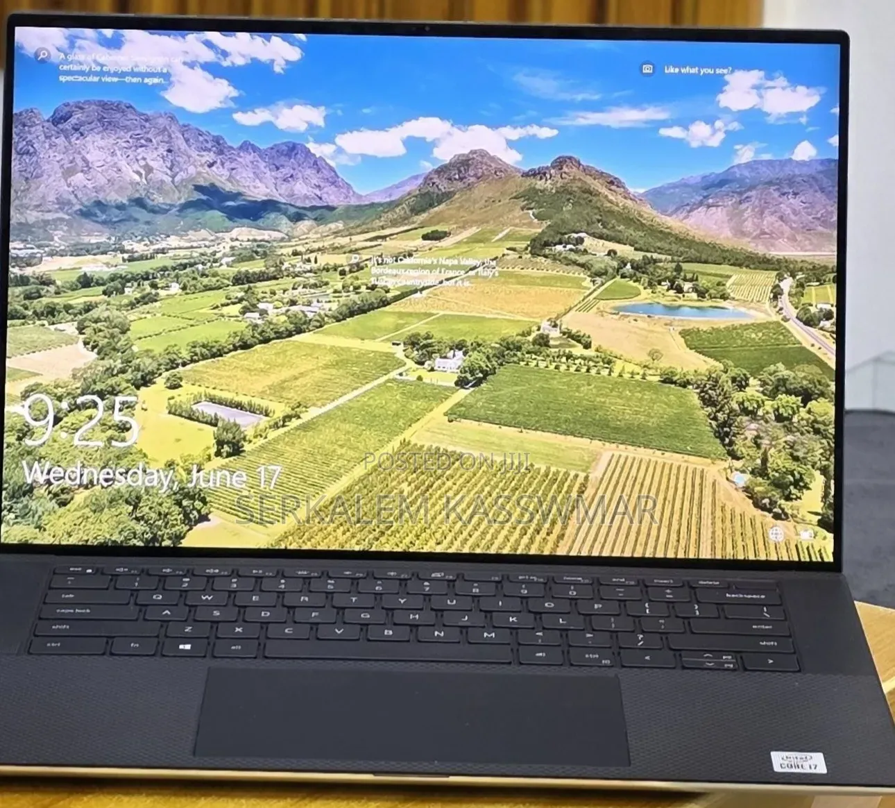 New Laptop Dell XPS 15 16GB Intel Core i7 SSD 512GB