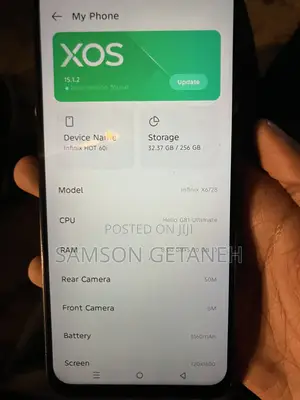 Infinix Hot 60i 256 GB Black