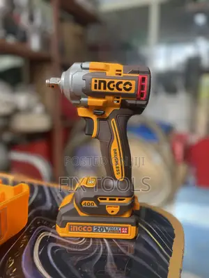 Ingco Chargeable Brushless Impact Wrench 400 Nm
